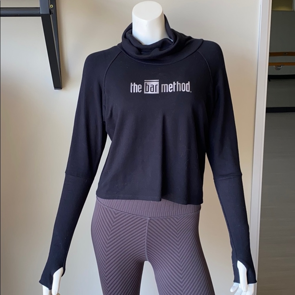 The Bar Method x DYI logo turtleneck.